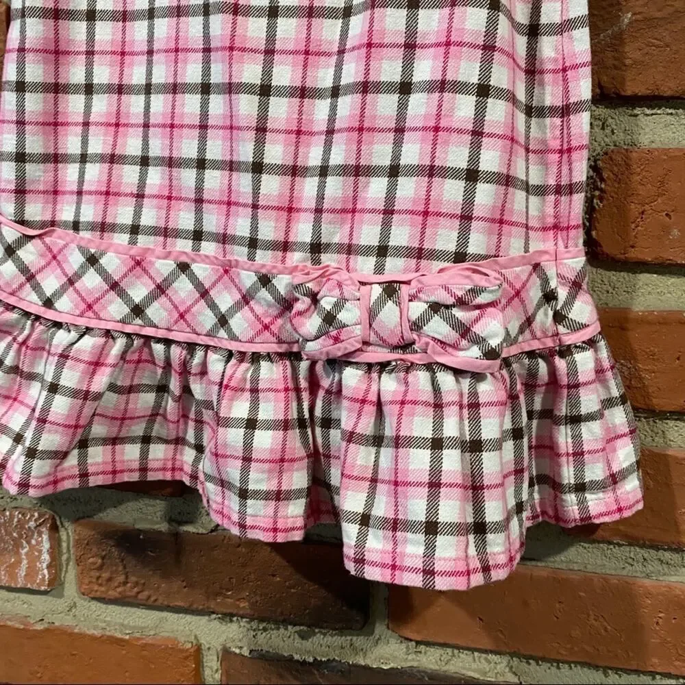 Gymboree Dress Sz 2T Pink Plaid Dress Layering Dress Sleeveless Dress